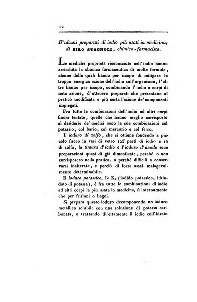 Annali di chimica applicata alla medicina cioè alla farmacia, alla tossicologia, all'igiene, alla fisiologia, alla patologia e alla terapeutica. Serie 3