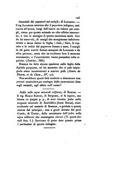 Annali di chimica applicata alla medicina cioè alla farmacia, alla tossicologia, all'igiene, alla fisiologia, alla patologia e alla terapeutica. Serie 3