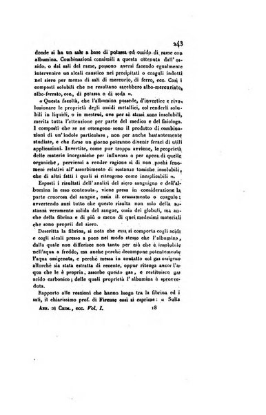 Annali di chimica applicata alla medicina cioè alla farmacia, alla tossicologia, all'igiene, alla fisiologia, alla patologia e alla terapeutica. Serie 3