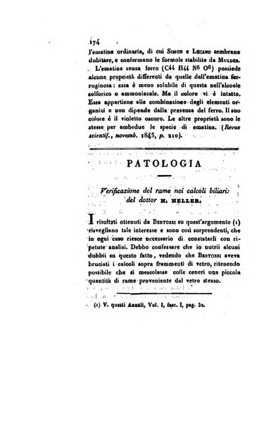 Annali di chimica applicata alla medicina cioè alla farmacia, alla tossicologia, all'igiene, alla fisiologia, alla patologia e alla terapeutica. Serie 3