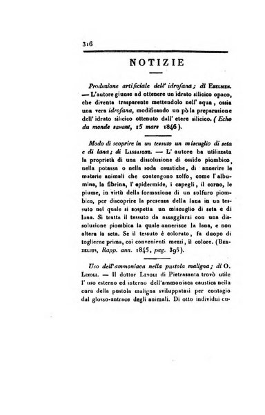 Annali di chimica applicata alla medicina cioè alla farmacia, alla tossicologia, all'igiene, alla fisiologia, alla patologia e alla terapeutica. Serie 3