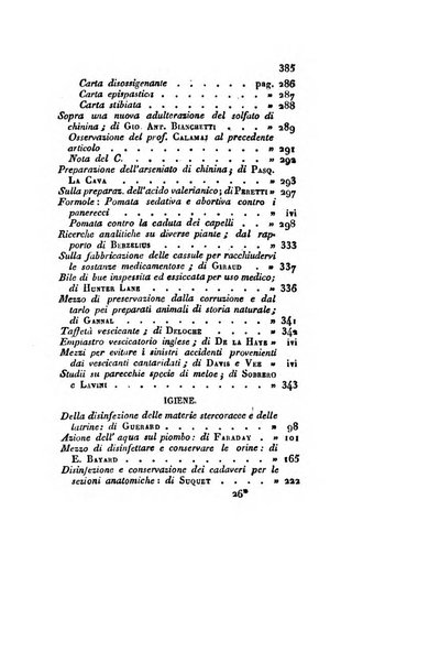 Annali di chimica applicata alla medicina cioè alla farmacia, alla tossicologia, all'igiene, alla fisiologia, alla patologia e alla terapeutica. Serie 3