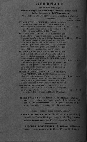 Annali di chimica applicata alla medicina cioè alla farmacia, alla tossicologia, all'igiene, alla fisiologia, alla patologia e alla terapeutica. Serie 3