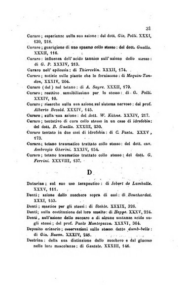 Annali di chimica applicata alla medicina cioè alla farmacia, alla tossicologia, all'igiene, alla fisiologia, alla patologia e alla terapeutica. Serie 3