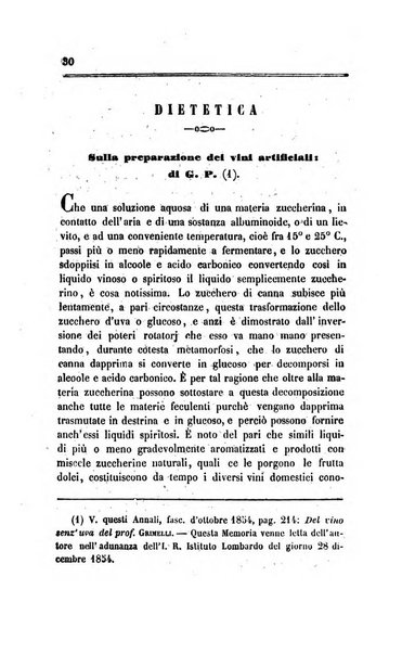 Annali di chimica applicata alla medicina cioè alla farmacia, alla tossicologia, all'igiene, alla fisiologia, alla patologia e alla terapeutica. Serie 3