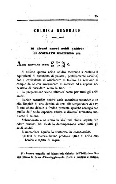 Annali di chimica applicata alla medicina cioè alla farmacia, alla tossicologia, all'igiene, alla fisiologia, alla patologia e alla terapeutica. Serie 3