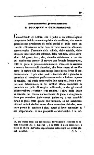 Annali di chimica applicata alla medicina cioè alla farmacia, alla tossicologia, all'igiene, alla fisiologia, alla patologia e alla terapeutica. Serie 3