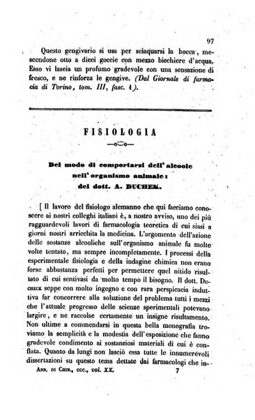 Annali di chimica applicata alla medicina cioè alla farmacia, alla tossicologia, all'igiene, alla fisiologia, alla patologia e alla terapeutica. Serie 3