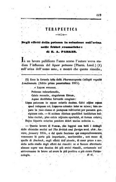 Annali di chimica applicata alla medicina cioè alla farmacia, alla tossicologia, all'igiene, alla fisiologia, alla patologia e alla terapeutica. Serie 3