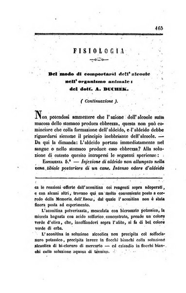 Annali di chimica applicata alla medicina cioè alla farmacia, alla tossicologia, all'igiene, alla fisiologia, alla patologia e alla terapeutica. Serie 3