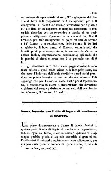 Annali di chimica applicata alla medicina cioè alla farmacia, alla tossicologia, all'igiene, alla fisiologia, alla patologia e alla terapeutica. Serie 3