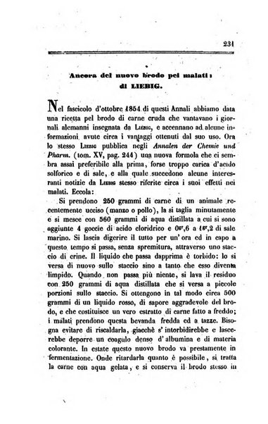 Annali di chimica applicata alla medicina cioè alla farmacia, alla tossicologia, all'igiene, alla fisiologia, alla patologia e alla terapeutica. Serie 3