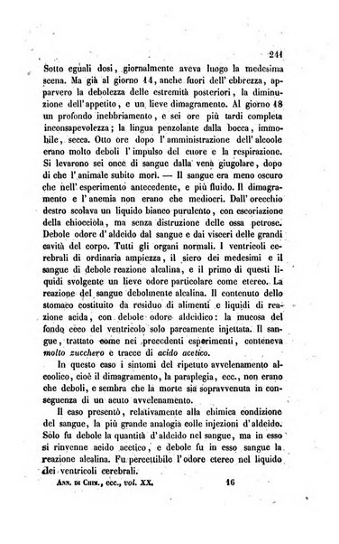 Annali di chimica applicata alla medicina cioè alla farmacia, alla tossicologia, all'igiene, alla fisiologia, alla patologia e alla terapeutica. Serie 3