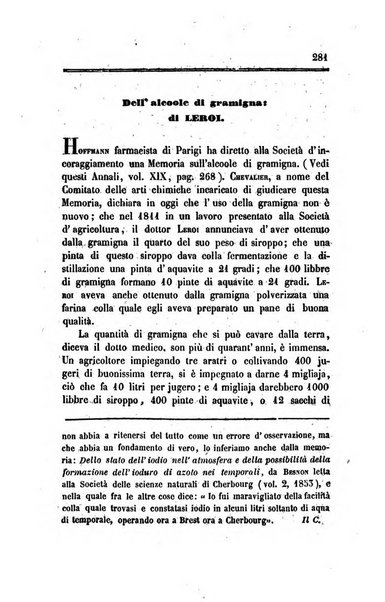 Annali di chimica applicata alla medicina cioè alla farmacia, alla tossicologia, all'igiene, alla fisiologia, alla patologia e alla terapeutica. Serie 3