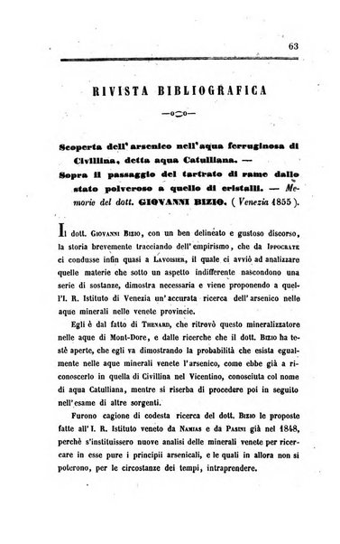 Annali di chimica applicata alla medicina cioè alla farmacia, alla tossicologia, all'igiene, alla fisiologia, alla patologia e alla terapeutica. Serie 3