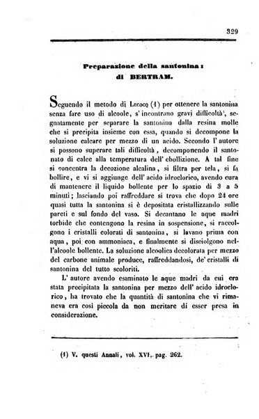 Annali di chimica applicata alla medicina cioè alla farmacia, alla tossicologia, all'igiene, alla fisiologia, alla patologia e alla terapeutica. Serie 3