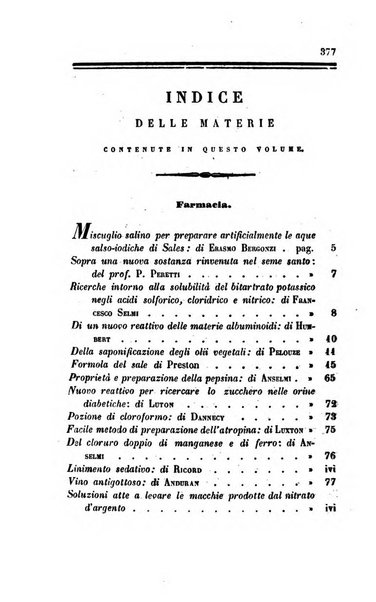 Annali di chimica applicata alla medicina cioè alla farmacia, alla tossicologia, all'igiene, alla fisiologia, alla patologia e alla terapeutica. Serie 3