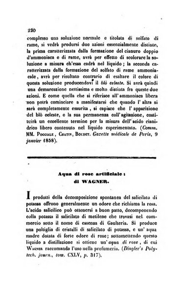 Annali di chimica applicata alla medicina cioè alla farmacia, alla tossicologia, all'igiene, alla fisiologia, alla patologia e alla terapeutica. Serie 3