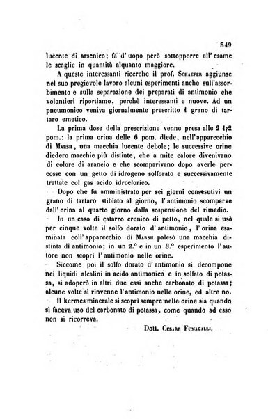 Annali di chimica applicata alla medicina cioè alla farmacia, alla tossicologia, all'igiene, alla fisiologia, alla patologia e alla terapeutica. Serie 3