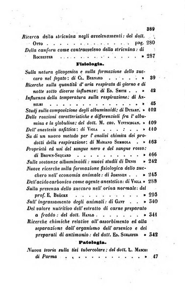 Annali di chimica applicata alla medicina cioè alla farmacia, alla tossicologia, all'igiene, alla fisiologia, alla patologia e alla terapeutica. Serie 3