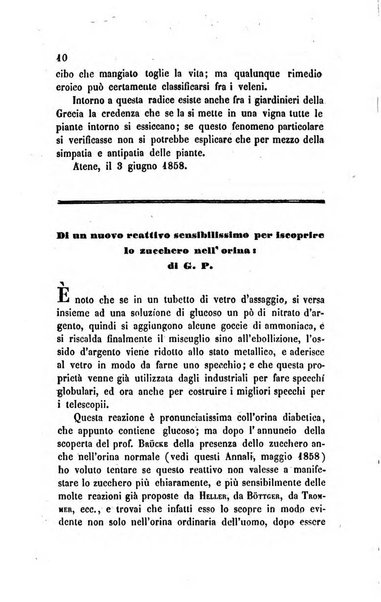 Annali di chimica applicata alla medicina cioè alla farmacia, alla tossicologia, all'igiene, alla fisiologia, alla patologia e alla terapeutica. Serie 3