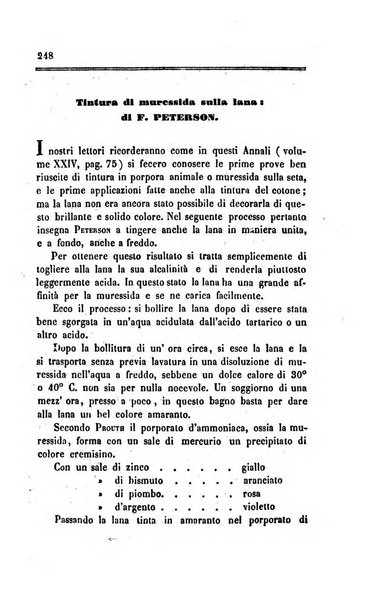 Annali di chimica applicata alla medicina cioè alla farmacia, alla tossicologia, all'igiene, alla fisiologia, alla patologia e alla terapeutica. Serie 3