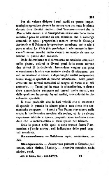 Annali di chimica applicata alla medicina cioè alla farmacia, alla tossicologia, all'igiene, alla fisiologia, alla patologia e alla terapeutica. Serie 3