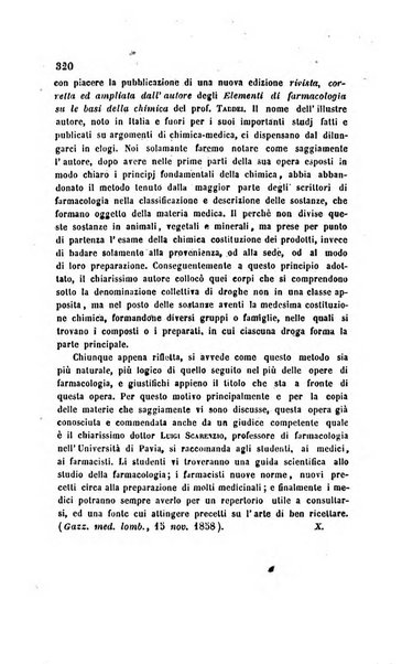 Annali di chimica applicata alla medicina cioè alla farmacia, alla tossicologia, all'igiene, alla fisiologia, alla patologia e alla terapeutica. Serie 3