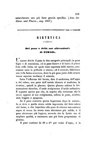 Annali di chimica applicata alla medicina cioè alla farmacia, alla tossicologia, all'igiene, alla fisiologia, alla patologia e alla terapeutica. Serie 3