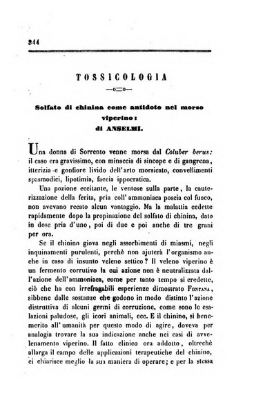 Annali di chimica applicata alla medicina cioè alla farmacia, alla tossicologia, all'igiene, alla fisiologia, alla patologia e alla terapeutica. Serie 3