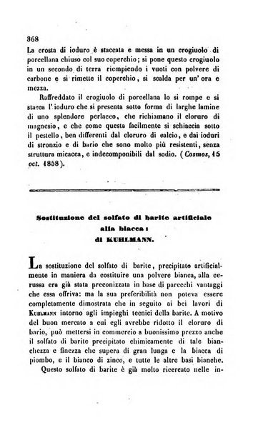 Annali di chimica applicata alla medicina cioè alla farmacia, alla tossicologia, all'igiene, alla fisiologia, alla patologia e alla terapeutica. Serie 3