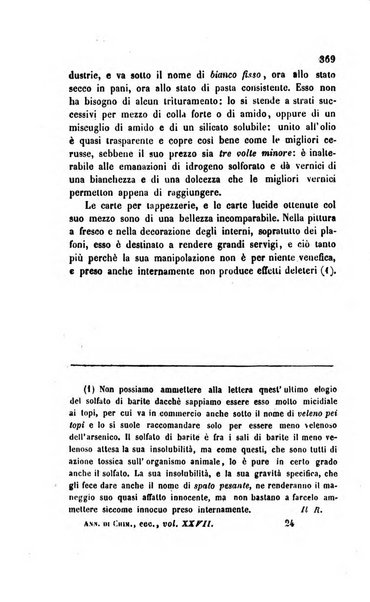 Annali di chimica applicata alla medicina cioè alla farmacia, alla tossicologia, all'igiene, alla fisiologia, alla patologia e alla terapeutica. Serie 3