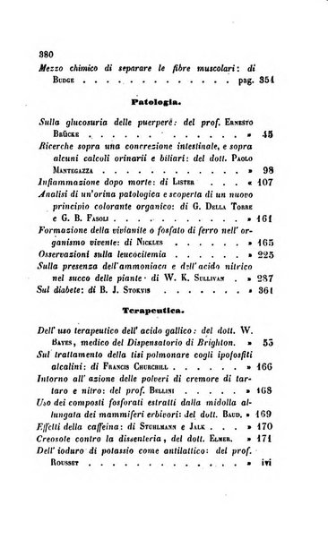 Annali di chimica applicata alla medicina cioè alla farmacia, alla tossicologia, all'igiene, alla fisiologia, alla patologia e alla terapeutica. Serie 3