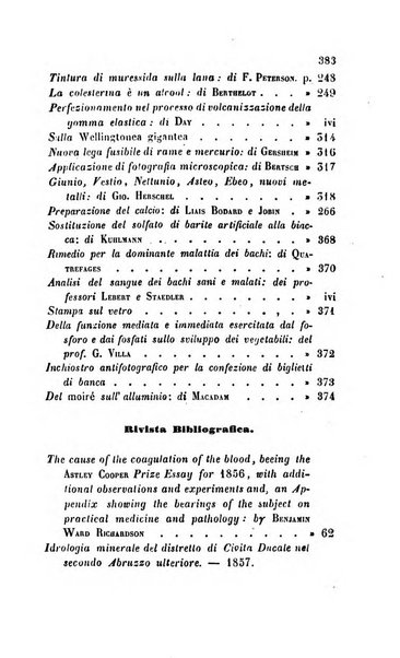 Annali di chimica applicata alla medicina cioè alla farmacia, alla tossicologia, all'igiene, alla fisiologia, alla patologia e alla terapeutica. Serie 3