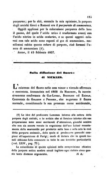 Annali di chimica applicata alla medicina cioè alla farmacia, alla tossicologia, all'igiene, alla fisiologia, alla patologia e alla terapeutica. Serie 3