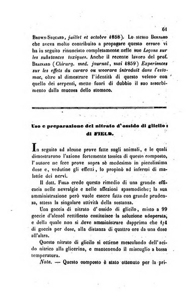 Annali di chimica applicata alla medicina cioè alla farmacia, alla tossicologia, all'igiene, alla fisiologia, alla patologia e alla terapeutica. Serie 3