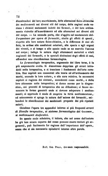 Annali di chimica applicata alla medicina cioè alla farmacia, alla tossicologia, all'igiene, alla fisiologia, alla patologia e alla terapeutica. Serie 3