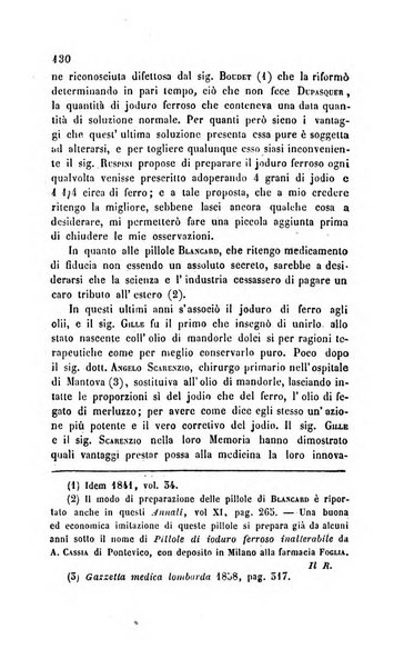 Annali di chimica applicata alla medicina cioè alla farmacia, alla tossicologia, all'igiene, alla fisiologia, alla patologia e alla terapeutica. Serie 3