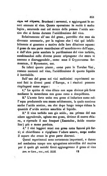 Annali di chimica applicata alla medicina cioè alla farmacia, alla tossicologia, all'igiene, alla fisiologia, alla patologia e alla terapeutica. Serie 3