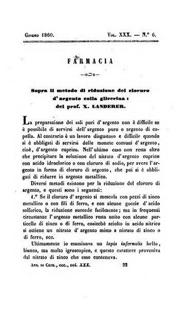 Annali di chimica applicata alla medicina cioè alla farmacia, alla tossicologia, all'igiene, alla fisiologia, alla patologia e alla terapeutica. Serie 3