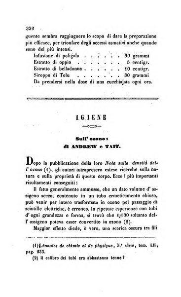 Annali di chimica applicata alla medicina cioè alla farmacia, alla tossicologia, all'igiene, alla fisiologia, alla patologia e alla terapeutica. Serie 3