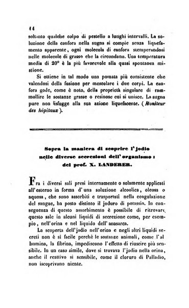 Annali di chimica applicata alla medicina cioè alla farmacia, alla tossicologia, all'igiene, alla fisiologia, alla patologia e alla terapeutica. Serie 3