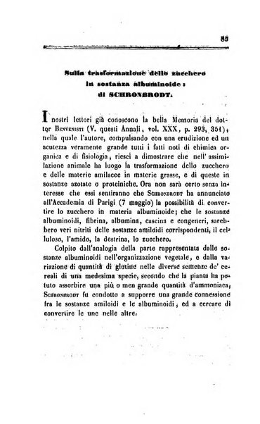 Annali di chimica applicata alla medicina cioè alla farmacia, alla tossicologia, all'igiene, alla fisiologia, alla patologia e alla terapeutica. Serie 3