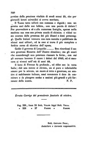 Annali di chimica applicata alla medicina cioè alla farmacia, alla tossicologia, all'igiene, alla fisiologia, alla patologia e alla terapeutica. Serie 3