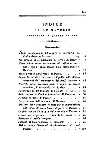 Annali di chimica applicata alla medicina cioè alla farmacia, alla tossicologia, all'igiene, alla fisiologia, alla patologia e alla terapeutica. Serie 3