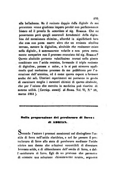 Annali di chimica applicata alla medicina cioè alla farmacia, alla tossicologia, all'igiene, alla fisiologia, alla patologia e alla terapeutica. Serie 3