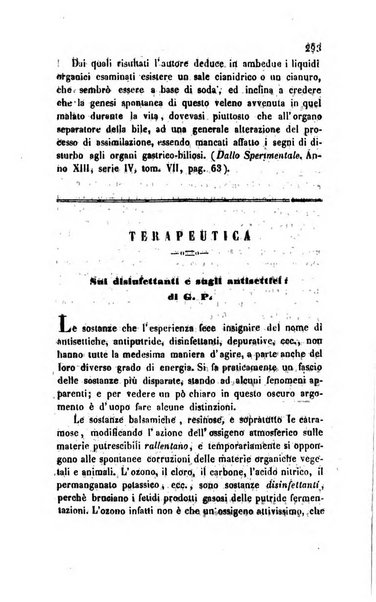 Annali di chimica applicata alla medicina cioè alla farmacia, alla tossicologia, all'igiene, alla fisiologia, alla patologia e alla terapeutica. Serie 3