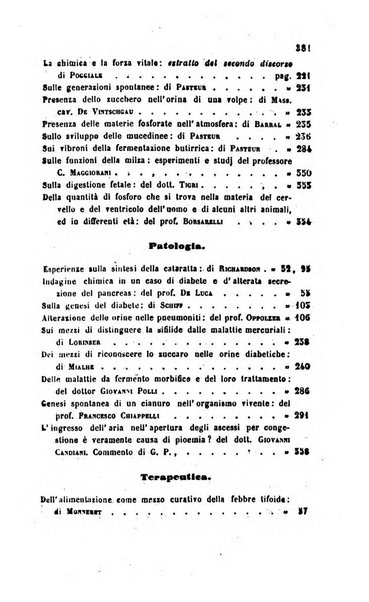 Annali di chimica applicata alla medicina cioè alla farmacia, alla tossicologia, all'igiene, alla fisiologia, alla patologia e alla terapeutica. Serie 3