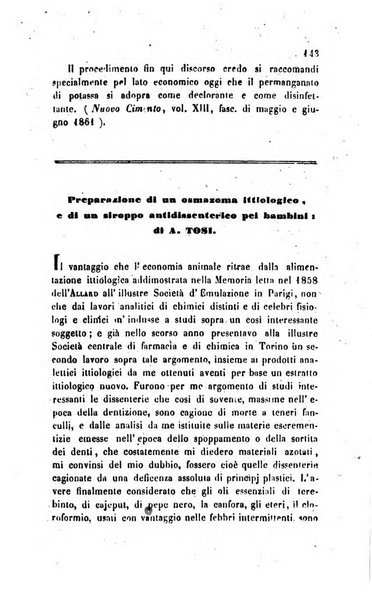 Annali di chimica applicata alla medicina cioè alla farmacia, alla tossicologia, all'igiene, alla fisiologia, alla patologia e alla terapeutica. Serie 3