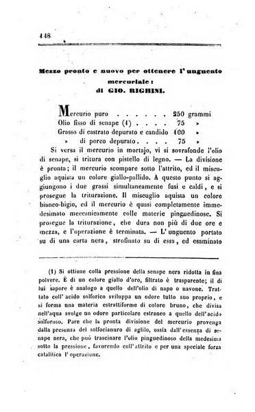 Annali di chimica applicata alla medicina cioè alla farmacia, alla tossicologia, all'igiene, alla fisiologia, alla patologia e alla terapeutica. Serie 3